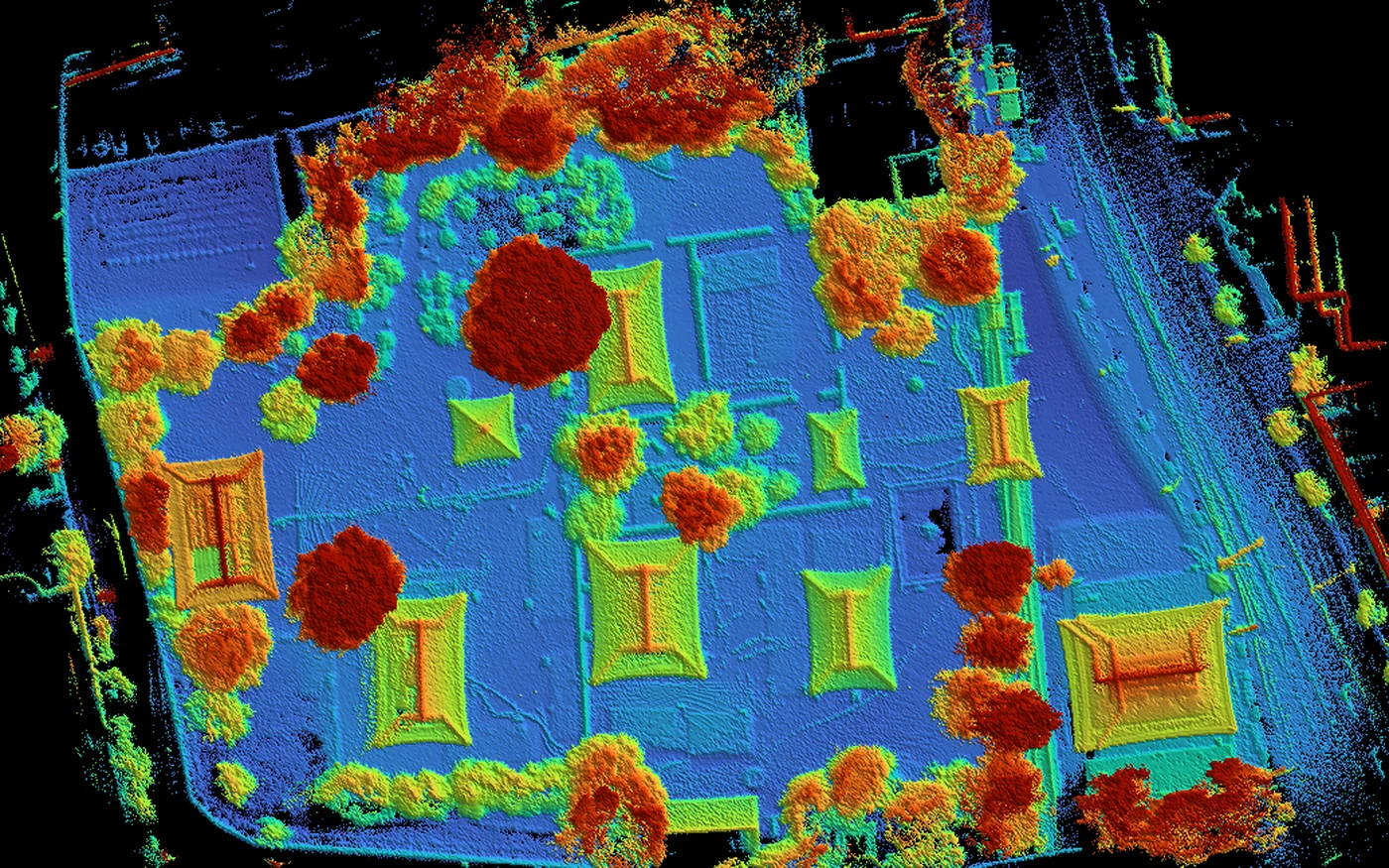 raven LiDAR 점군 측량 — 만장굴·관덕정·벌라리굴